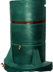 Rain barrel pictured in Delta’s official rain-barrel program information.
